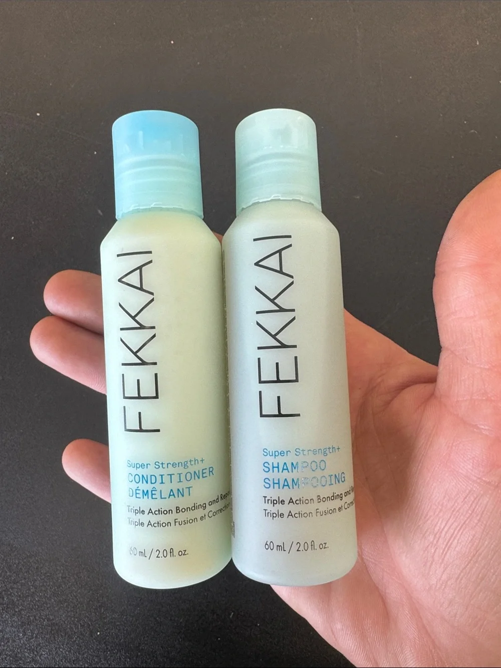 FEKKAI Super Strength+ Shampoo & Conditioner Duo - Light Mint Blue